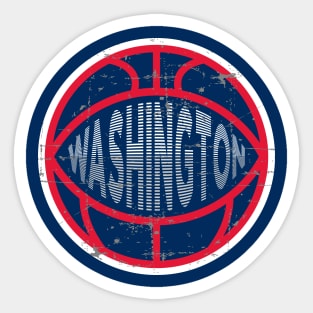 Washington Basketball 2 Sticker